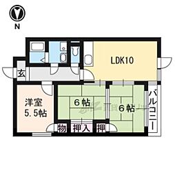 エスパシオ石田 3LDKの間取図画像