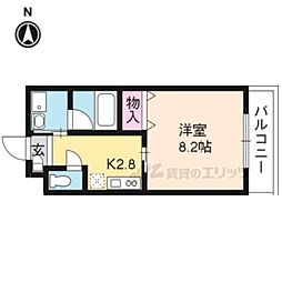 Win21 1Kの間取図画像