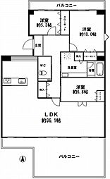 間取図画像 3LDK
