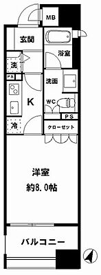 間取り リーガル靱公園南 4階/-