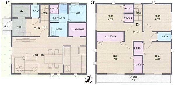 間取りを拡大表示