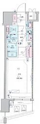 ジェノヴィア世田谷桜丘スカイガーデン 1Kの間取図画像