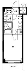 ルーブル武蔵小山 1Kの間取図画像