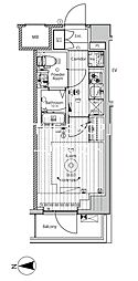 ヴォーガコルテ西川口ステーションスクエア 1Kの間取図画像