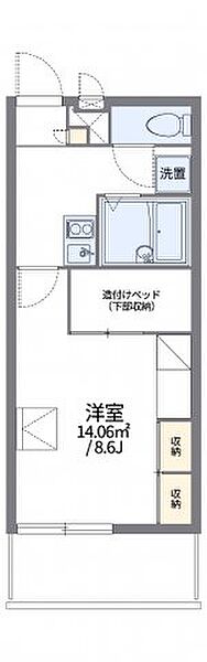 レオパレスＬａ　Ｖｉｓｔａ 103｜奈良県大和郡山市九条平野町(賃貸マンション1K・1階・23.18㎡)の写真 その2