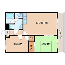 奈良県大和郡山市小林町（賃貸マンション2LDK・3階・51.00㎡） その2