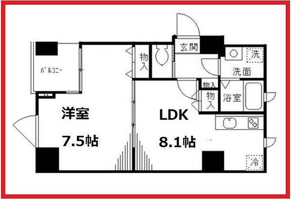 ユーガ千石 301｜東京都文京区千石1丁目(賃貸マンション1LDK・3階・40.54㎡)の写真 その2