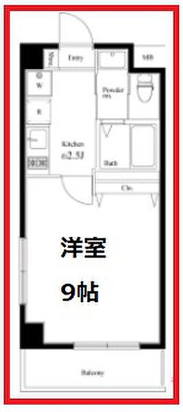 グラウンデュークス本所 ｜東京都墨田区本所4丁目(賃貸マンション1K・7階・25.90㎡)の写真 その2