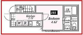 コルザ柴又 101 ｜ 東京都葛飾区柴又5丁目（賃貸アパート1K・1階・17.91㎡） その1