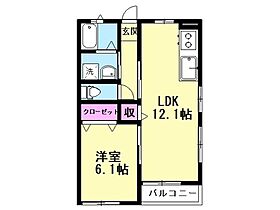 メゾンＳ・Ｔ－ 101号室 ｜ 埼玉県本庄市小島1丁目11-15（賃貸アパート1LDK・1階・41.96㎡） その2