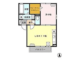 ベルテサクラ 107号室 ｜ 埼玉県本庄市緑1丁目5-9（賃貸アパート1LDK・1階・42.11㎡） その2