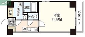 岡山県岡山市北区中山下2丁目（賃貸マンション1K・9階・34.08㎡） その2