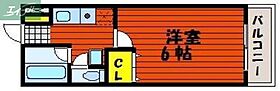 岡山県岡山市北区津島南1丁目（賃貸マンション1K・1階・19.44㎡） その2