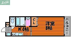 岡山県岡山市北区南方3丁目（賃貸マンション1K・1階・28.40㎡） その2