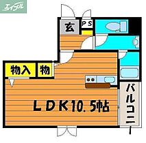 岡山県岡山市北区表町3丁目（賃貸マンション1R・2階・28.18㎡） その2