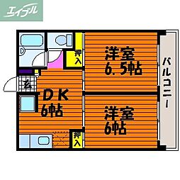 間取図画像 2DK