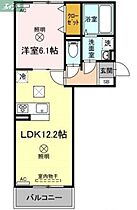 岡山県岡山市北区番町1丁目（賃貸アパート1LDK・1階・42.93㎡） その2