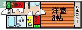 岡山県岡山市北区出石町1丁目（賃貸マンション1K・10階・24.02㎡） その2