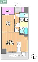 岡山県岡山市北区富田町2丁目（賃貸マンション1LDK・8階・36.72㎡） その2