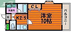 岡山県岡山市北区東古松5丁目（賃貸マンション1K・3階・29.38㎡） その2