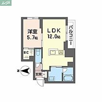 岡山県岡山市北区東島田町2丁目（賃貸マンション1LDK・2階・42.52㎡） その2