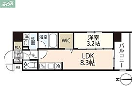 岡山県岡山市北区南中央町（賃貸マンション1LDK・11階・31.50㎡） その2