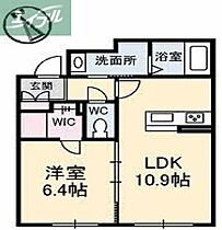 岡山県岡山市中区国富2丁目（賃貸アパート1LDK・1階・42.53㎡） その2