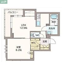 岡山県岡山市北区七日市東町（賃貸アパート1LDK・3階・50.27㎡） その2