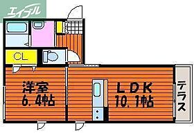 岡山県岡山市中区原尾島（賃貸アパート1LDK・1階・41.17㎡） その2