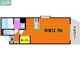 岡山県岡山市北区大供2丁目（賃貸マンション1R・3階・30.54㎡） その2