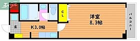 岡山県岡山市北区大和町1丁目1-51-1（賃貸マンション1K・5階・26.79㎡） その2