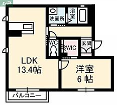 岡山県岡山市北区岡南町1丁目（賃貸アパート1LDK・2階・46.79㎡） その2