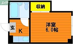 間取図画像 1K