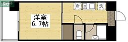 K'sB大供 1Kの間取図画像