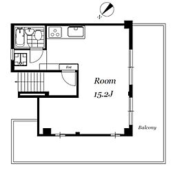 ヴィラシャンテ3 ワンルームの間取図画像