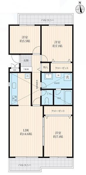 間取りを拡大表示