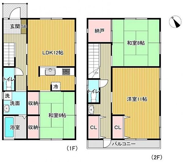 間取りを拡大表示