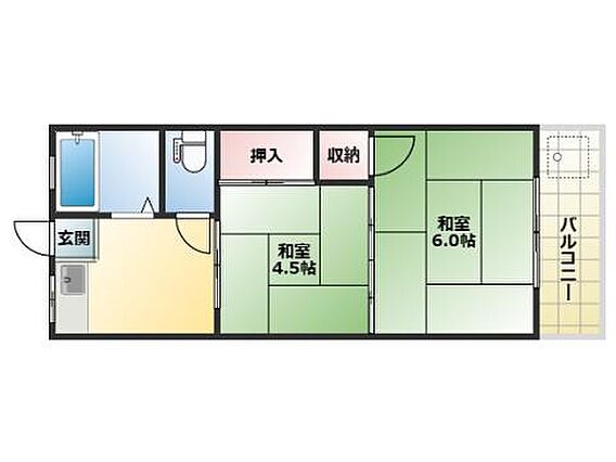 立花マンション_間取り_0