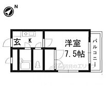 第6レジデンス春田 635 ｜ 京都府京都市西京区大枝塚原町（賃貸マンション1K・3階・25.50㎡） その2