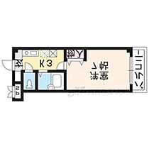 京都府京都市西京区桂上野中町（賃貸マンション1K・4階・20.00㎡） その2