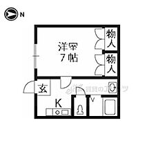 川嶋マンション 102 ｜ 京都府久世郡久御山町野村村東（賃貸マンション1K・1階・23.01㎡） その2