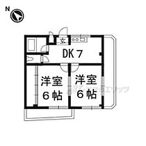 シャルル久御山 401 ｜ 京都府久世郡久御山町島田堤外（賃貸マンション2DK・4階・41.59㎡） その2