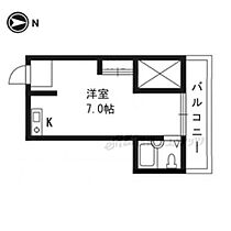 第1レジデンス春田 127 ｜ 京都府京都市西京区大枝塚原町（賃貸マンション1K・2階・17.10㎡） その2