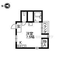 京都府京都市西京区大枝塚原町（賃貸マンション1R・2階・16.20㎡） その2