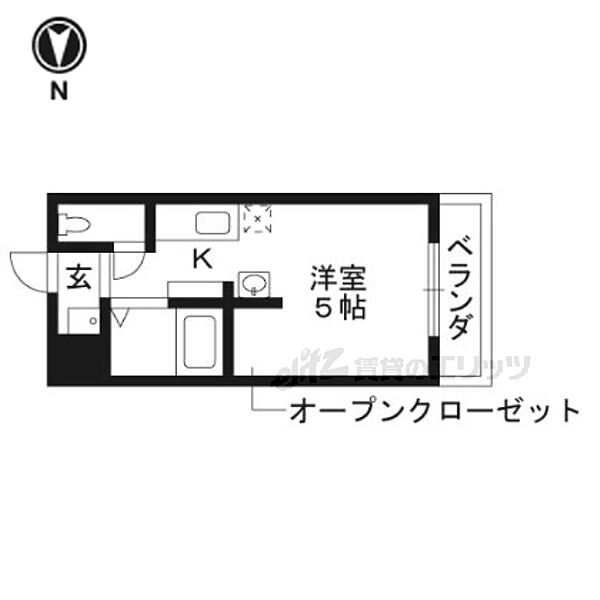 京都府京都市伏見区桃山最上町(賃貸マンション1K・2階・16.00㎡)の写真 その2