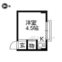 京都府京都市右京区西院久田町（賃貸マンション1R・3階・9.72㎡） その2