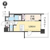 京都府京都市南区東九条南河辺町（賃貸マンション1LDK・8階・30.42㎡） その2