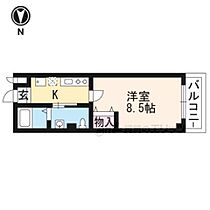 京都府京都市右京区西院清水町（賃貸マンション1K・4階・24.48㎡） その1