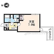 CASA WOOD西浦町 204 ｜ 京都府京都市伏見区深草西浦町7丁目（賃貸アパート1K・2階・23.17㎡） その1