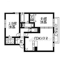 ＤｏｕｃｅＦｌｅｕｒ55 206 ｜ 京都府乙訓郡大山崎町字円明寺（賃貸アパート2LDK・2階・61.95㎡） その2